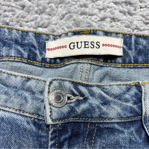 Guess Jeans Mens 34 Super Skinny Chris Distressed Original Denim Streetwear - Picture 2 of 6